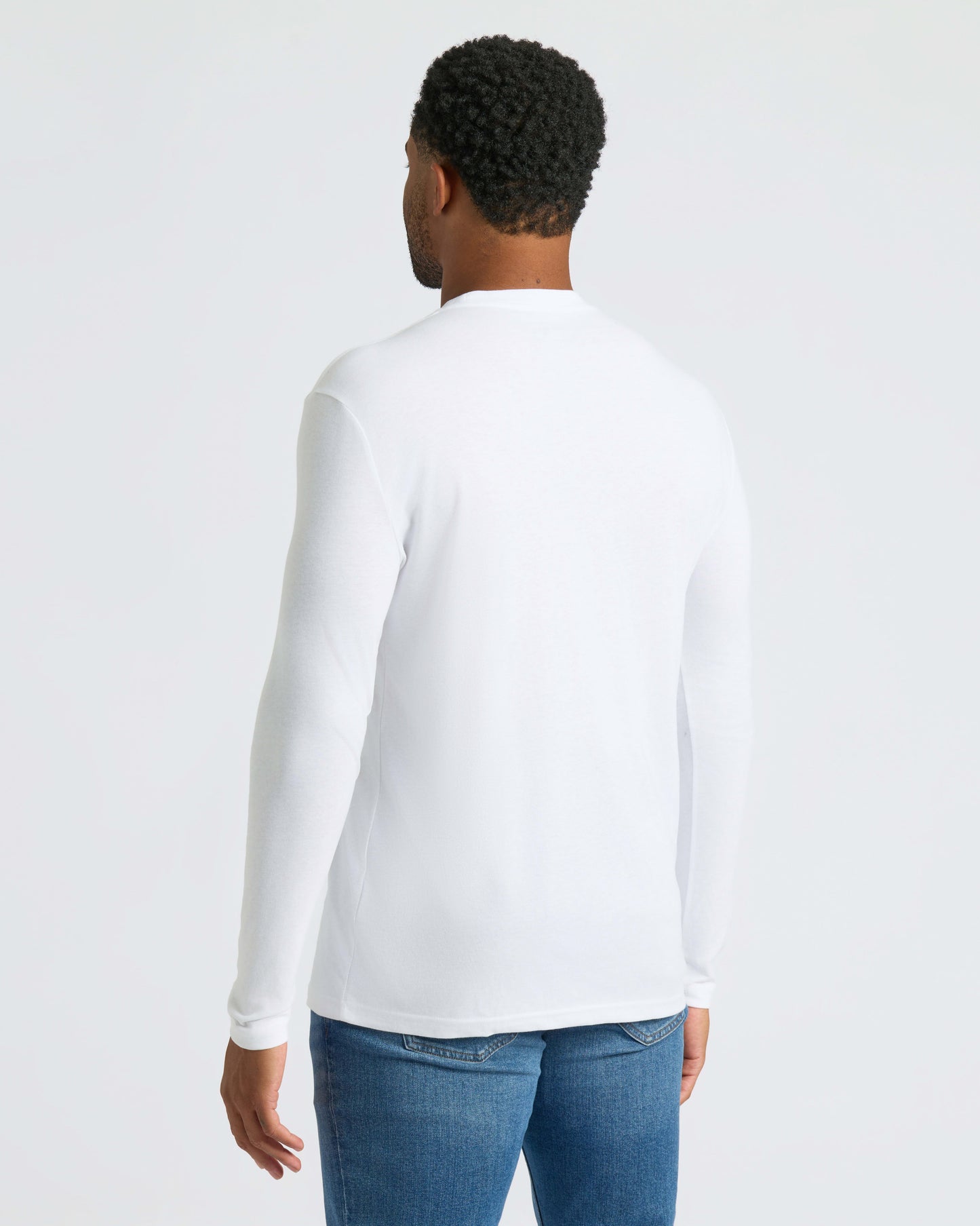 True Classic Men’s Long Sleeve Crew Neck Tee – Soft Cotton Stretch Fit, Tailored Everyday Shirt for Layering, Loungewear, or Streetwear Looks